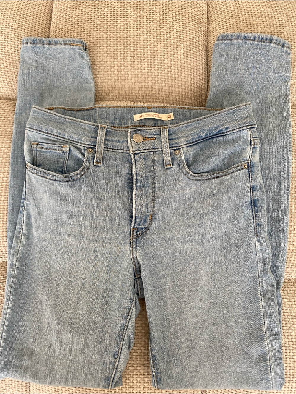 Levi's Light Blue Skinny Women's Jeans: 311 Filiforme Moulant